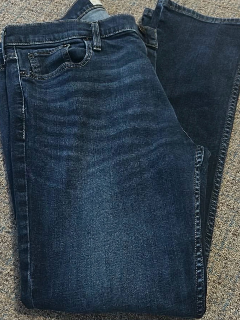 Dark Blue Denim Jeans